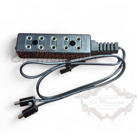 Alargadera de cables para iluminación de belenes