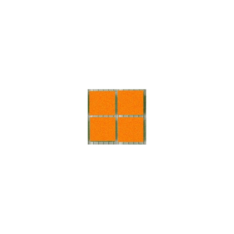 Tesela de pasta de cristal en color naranja para mosaico
