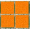Tesela de pasta de cristal en color naranja para mosaico